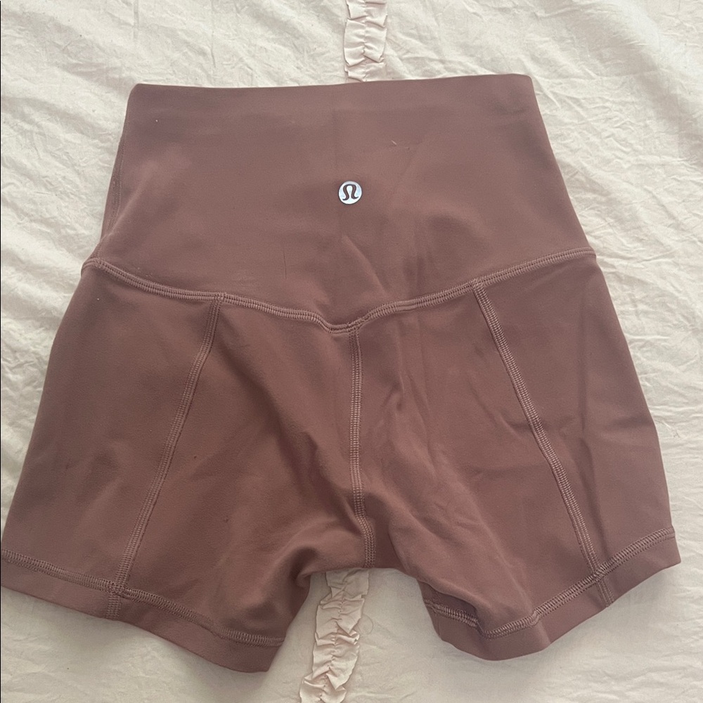 lululemon athletica Mauve Athletic Shorts - Picture 2 of 3